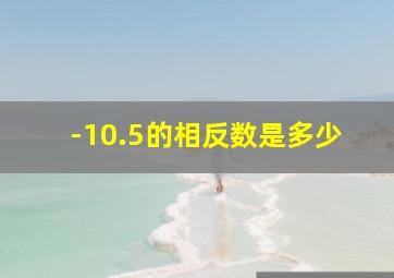 -10.5的相反数是多少