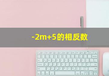 -2m+5的相反数