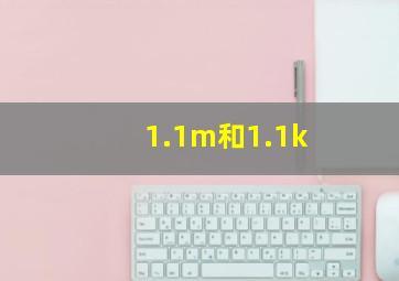 1.1m和1.1k