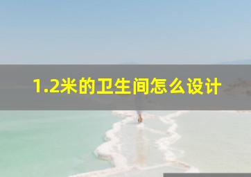 1.2米的卫生间怎么设计