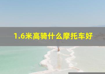 1.6米高骑什么摩托车好