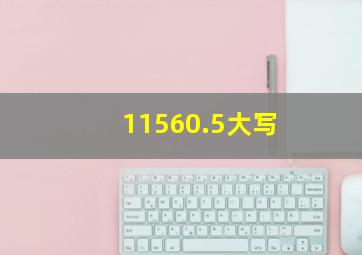 11560.5大写