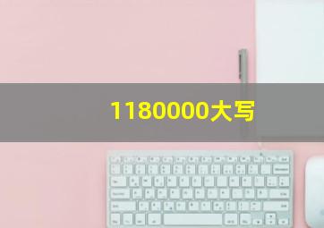 1180000大写