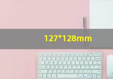 127*128mm