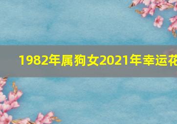 1982年属狗女2021年幸运花