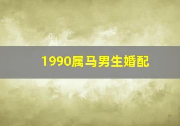 1990属马男生婚配