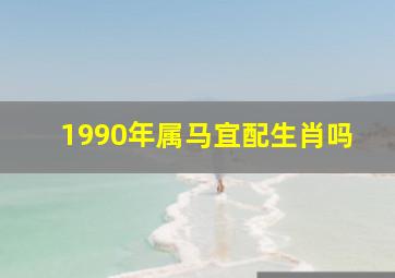 1990年属马宜配生肖吗