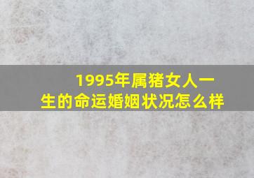 1995年属猪女人一生的命运婚姻状况怎么样