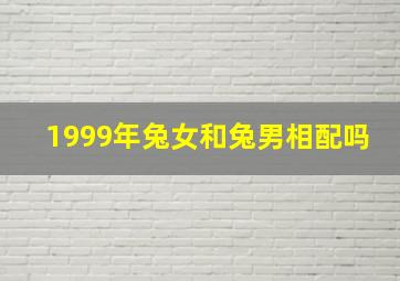 1999年兔女和兔男相配吗