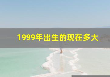 1999年出生的现在多大