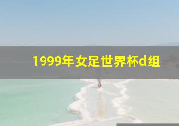 1999年女足世界杯d组