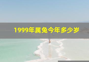 1999年属兔今年多少岁