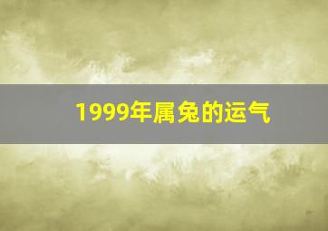 1999年属兔的运气