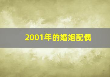 2001年的婚姻配偶