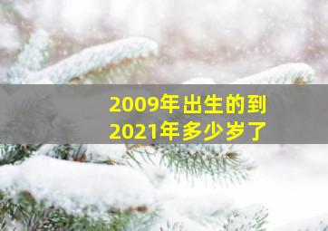 2009年出生的到2021年多少岁了