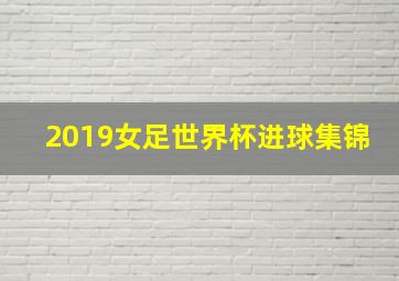 2019女足世界杯进球集锦