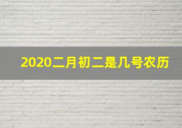 2020二月初二是几号农历