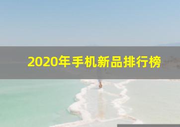 2020年手机新品排行榜