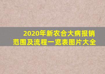 2020年新农合大病报销范围及流程一览表图片大全