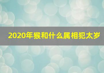 2020年猴和什么属相犯太岁