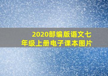 2020部编版语文七年级上册电子课本图片