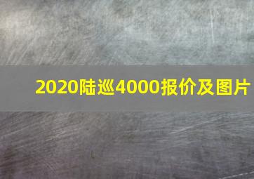 2020陆巡4000报价及图片