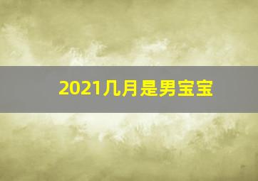 2021几月是男宝宝