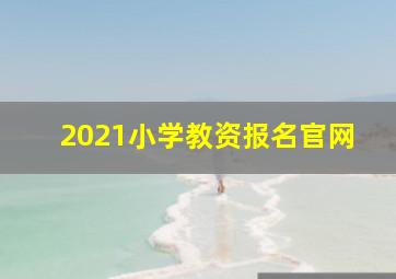 2021小学教资报名官网