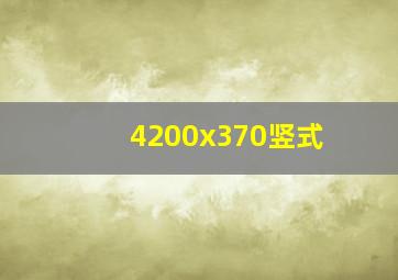 4200x370竖式