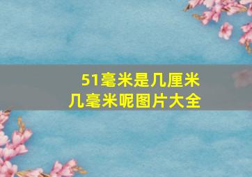 51毫米是几厘米几毫米呢图片大全