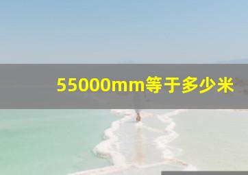 55000mm等于多少米