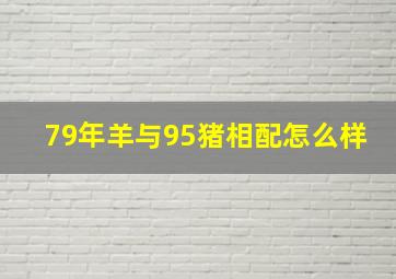 79年羊与95猪相配怎么样