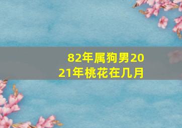 82年属狗男2021年桃花在几月