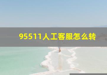 95511人工客服怎么转