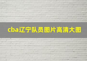 cba辽宁队员图片高清大图