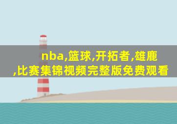 nba,篮球,开拓者,雄鹿,比赛集锦视频完整版免费观看