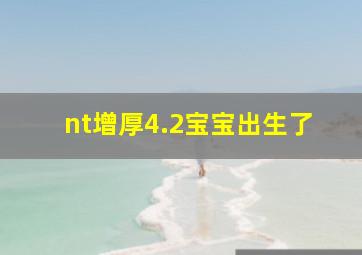 nt增厚4.2宝宝出生了