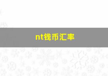 nt钱币汇率