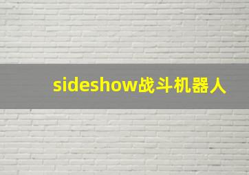 sideshow战斗机器人