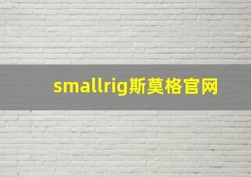 smallrig斯莫格官网