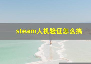 steam人机验证怎么搞