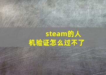 steam的人机验证怎么过不了