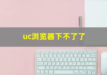 uc浏览器下不了了