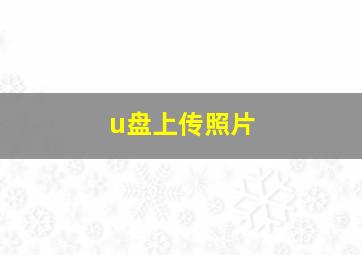 u盘上传照片