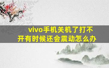 vivo手机关机了打不开有时候还会震动怎么办