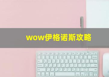 wow伊格诺斯攻略