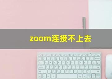 zoom连接不上去