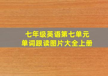 七年级英语第七单元单词跟读图片大全上册