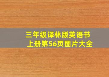 三年级译林版英语书上册第56页图片大全