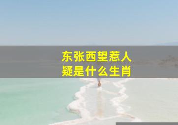 东张西望惹人疑是什么生肖